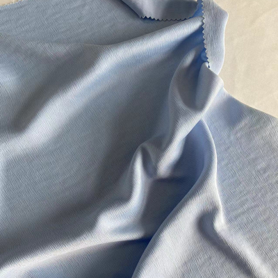 Woven Fabric 97%Polyester Anti-static Weft Elastic Crinkle Fabric For Garment Shirtshot For Fashion Girl Dress Blouse
