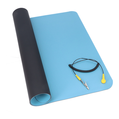 Mobile Accessories / Table Mat / Mat Electronics Repair Work Anti-Static Welding Pad With Ground Wire For Mobile Phone Blue