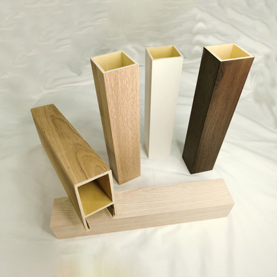 Free Line PVC Square Tube Fittings Eco-Friendly Indoor Decorative Square Tube Groove Formaledehyde PVC Square Tube