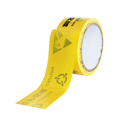 5 Kinds Custom Printed ESD ANTISTATIC Shielded Area Antistatic Safety Warning PVC ESD Caution Aisle Adhesive Floor Marking Tape Factory