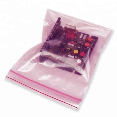 Customized Anti-Static ESD Pink PE Bag ESD Packing Bags For Electronic Factory