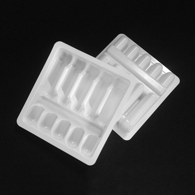 Disposable ACCEPT CUSTOM PET Material Disposable Tube Plastic Blister Packaging Tray