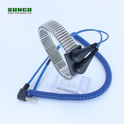 Anti-Static Wrist Band Anti-Static Double Metal Rope With Ground Coil Rope For Workbenches