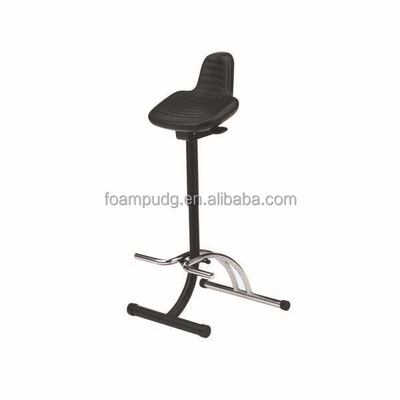 Chrome Plate / Stainless Wheel /Aluminum Leisure Chair PU Foam Utility Chairs